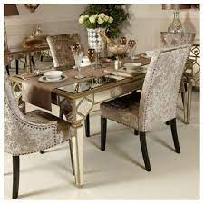 Shop mirror dining room tables and other mirror tables from the world's best dealers at 1stdibs. Morocco Range Gold Mirrored Dining Table House Of Bling Furniture Boutique