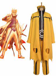 Naruto uzumaki, as kurama's jinchūriki, is able to enter the form using the beast's yang chakra. Uzumaki Narut Nine Tails Chakra Mode Cosplay Costume Cosplay Costume Naruto Cosplay Costumenaruto Costumes Aliexpress