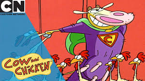They are often antagonized by the red character, a cartoon devil who poses as various characters to scam them. Cow And Chicken Super Cow Saves The Day Cartoon Network Youtube