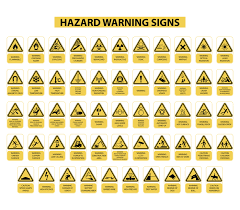 Can be back ordered, average lead time: Warning Labels For Businesses Hallmark Nameplate
