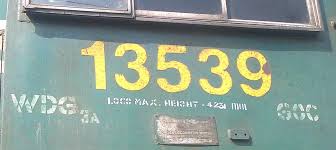 GOC/WDG-3A/13539 Locomotive - Railway Enquiry