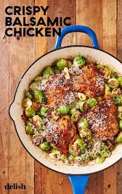 Crispy Balsamic Chicken Is Our Fav One Pot Meal Recipe Balsamic Chicken Fall Dinner Recipes Healthy Recipes