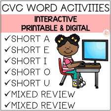 Read the passage three times, complete the sentences, and color the pictures. Digital Printable Phonics Short Vowel Cvc Sentences For Distance Learning Mrs Winter S Bliss
