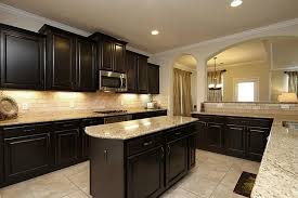 Check spelling or type a new query. Brown Kitchen Cabinets With Light Countertops Novocom Top