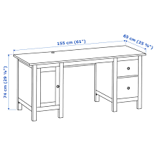 Dank der großen auswahl ist für jeden zweck der richtige schreibtisch dabei. Hemnes Schreibtisch Weiss Gebeizt 155x65 Cm Ikea Deutschland