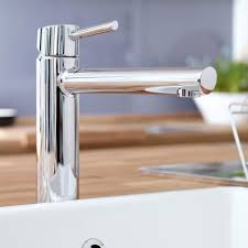 Grohe ambi contemporary two handle swivel 360 chrome kitchen mixer tap. Grohe Concetto Chrome Single Lever Kitchen Sink Mixer Tap 31128001 Contemporary Taps From Taps Uk