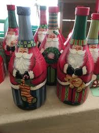 99 Decoracion Telas Para Navidad 2019 Check More At Https Www Adweekbrandgenius Com De Decoracion De Botellas Botellas De Vino De Navidad Frascos Decorados
