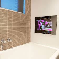 Residential Gallery Tv In Bathroom Master Bath Bathtub Shower Combo