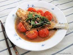 Fried Leatherjacket Fish In Yellow Bean Sauce Souper Diaries
