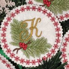 Are you planning to work for your entire life? Christmas Monogram Embroidery Holiday Alphabet Ornament Gift Tag Designs K