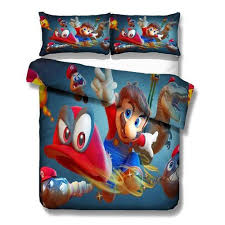 Les plus beaux motifs et coloris alinea en coton, lin ou satin. Super Mario Parure De Couette Imprime 1 Housse De Couette 240 X 220 Cm 2 Taies D Oreiller 50 X 75 Cm Rakuten