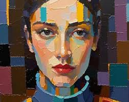 Knut Norman Zweeds, 1896-1977 origineel landschapsschilderij landschap  ingelijst oliegesigneerd vintage expressionistisch blauw Venetië Italië  Italiaans