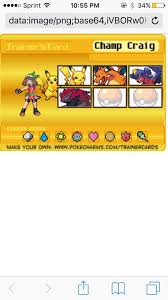 Use this webtool to make your own custom trainer card and then share it with us. My Trainer Go To Pokecharms Com Trainer Card Maker To Make Your Own Pokemon Amino