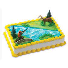 Maybe you would like to learn more about one of these? Bakery Crafts Field Stream Deer Hunter Cake Kit