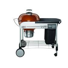 Weber 22 In Performer Deluxe Charcoal Grill In Copper With Built In Thermometer And Digital Timer 15502001 The Home Depot Best Charcoal Grill Charcoal Grill Charcoal Bbq