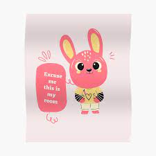 Pink rabbit - Excuse me this is my room