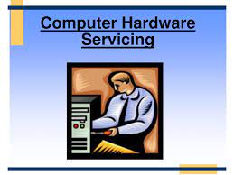 Computer hardware refers to the physical parts of a computer system. Ppt Computer Hardware Servicing Powerpoint Presentation Free Download Id 5279163