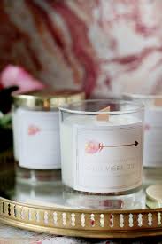 Essential oil holiday candle with printable label. Diy Wood Wick Candles With Soy Wax And Essential Oils Swoon Worthy