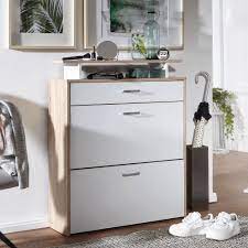 Xora schuhregal bambus massiv braun, weiß , jenny , holz , 70x36x26 cm , matt, lackiert. Wohnling Schuhkipper Wl1 794 Holz 80x95x24 Cm Modern Sonoma Eiche