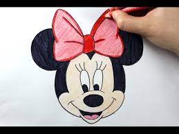 How To Draw Minnie Mouse - Easy Drawing Tutorial - Youtube