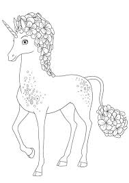 One of the cutest coloring pages of unicorns. Coloring Pages Mia And Me Download And Print For Free