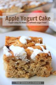 Easy Apple Cake The Granola Diaries In 2020 Easy Apple Cake Yogurt Cake Easiest Apples