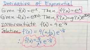 Thoughts on the derivative of a function. Derivative Of Exponential Function Ottawa Ontario Canada Raise My Marks