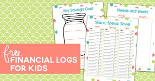 6 fantastic needs vs wants kindergarten lesson plans solutions. Free Financial Literacy Printables Teaching Kids How To Manage Money