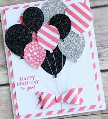 Karten Zum Geburtstag Luftballons Selbst Basteln Geburtstagskarten Selber Basteln Geburtstagskarten Selber Gestalten Geburtstagskarte Basteln