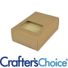Custom window wholesale boxes is a packaging strategy that's always successful in toy industry but you can use it in other products as well. Crafter S Choice Soap Box Rectangle Window Kraft Color Wholesale Supplies Plus