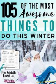 This activity provided lots of amusement to my pupils, who have (of course) been ice skating since about the time they started walking, and. 105 Family Winter Activities For The Best Winter Ever Winter Bucket List In 2020 Winter Family Activities Winter Bucket List Winter Activities For Kids