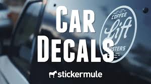 How to install vinyl graphic for a car or truck. Custom Vinyl Car Decals And Stickers Sticker Mule