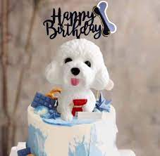 How to make a 3d pug cake here: Shami Happy Birthday Dog Cake Topper Acrylic Dog Pet Birthday Party Supplies Dog Birthday Cake Topper Dog Bone Decoration Puppy Cake Topper Amazon Ae Grocery