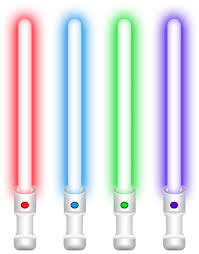 Maybe you would like to learn more about one of these? New Pb Wb Powerful Blade And White Border Star Wars Lightsabers V2 With Effects In Their Blades Group 1 Of Norm Red And Blue Green And Purple Star Wars Film