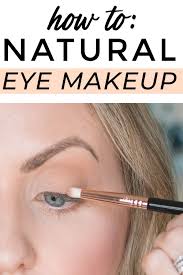 natural eye makeup minimal and easy