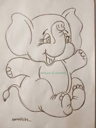 Dzpfybt Art Drawings Sketches Simple Fabric Painting Elephant Drawing