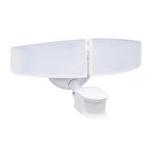 Security lighting in conjunction with surveillance cameras. Honeywell 3000 Lumen Dual Head Security Flood Light With Motion Sensor 2 Pk Sam S Club