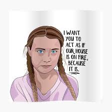 Born 3 january 2003) is a swedish environmental activist who is internationally known for challenging world leaders to take. Greta Thunberg Quote Sticker By Owlisharts Redbubble