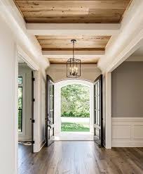 Classy Entrance With Wood Accents Home House Design House