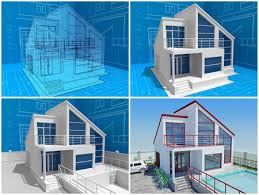 De Geknipte Residentiele Huis 3d Isometric Raadplegen Op Architect S Tekenen Royalty Vrije Foto Plaatjes Beelden En Stock Fotografie Image 6241493