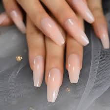 The easiest fake nails to apply require a simple application using nail glue. Bephora Handmade Extra Long Fake Nails Acrylic Nails Tips False Nails Coffin Glossy False Nail Long Ballerina Nails With Glue Sticker 24 Pc Fake Nails Glue On Nails Ballerina Nails