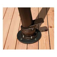 Also, you don't have to struggle to raise or to lower an umbrella, or spoiling the environment because of its. In Ground Mount Kit For Cantilever Umbrella Yard Home