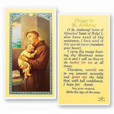 To register your card, visit smartrip.wmata.com. Laminated Holy Card Prayer To St Anthony Ewtn Religious Catalogue