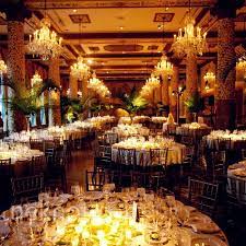 Fern Frond Centerpieces Candle Lit Reception Chicago Wedding Venues Cheap Wedding Venues