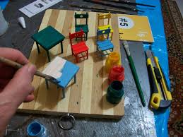 Ozel Siparis Olarak Minyatur Bahceler Icin Yaptigim Masa Sandalye Takimlari Sizlere Bir Fikir Olabilir Diye Yapim Asamalarini Resimledim Minyaturler Mesas Ve Ahsap Isleri