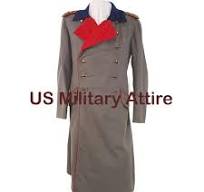 WW1 Inspired Grey Wool Greatcoat: British Army Style ...