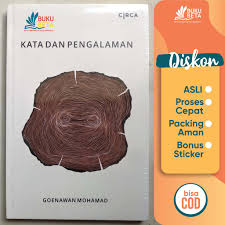 We did not find results for: Kata Dan Pengalaman Goenawan Mohamad Shopee Indonesia