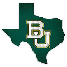 Baylor University Team Color Logo State Sign Multi In 2021 Baylor University Logo Baylor University Baylor University Shirt