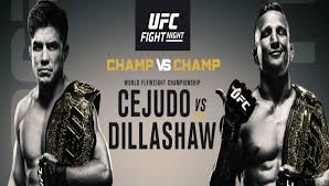 Their clash tops the main ufc fight card that is. Ufc Fight Night 143 Cejudo Vs Dillashaw Fight Card And Schedule Mykhel