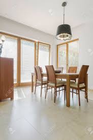 Has a store location in pickering, on. Cozy Dining Area With Wooden Table And Chairs Stock Photo Picture And Royalty Free Image Image 86102817